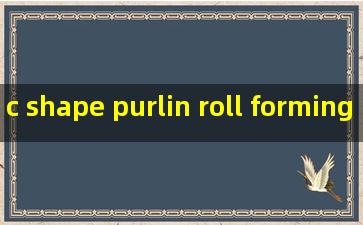 c shape purlin roll forming machine
